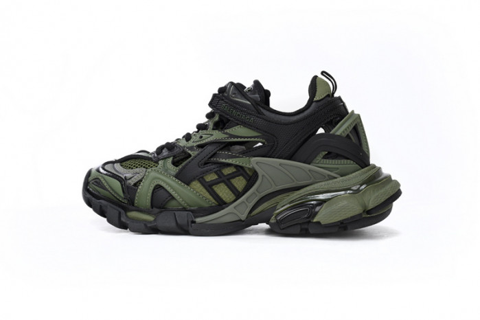 Ba*len*cia*ga track 2 sneaker military black 568614 w3ae1 2311